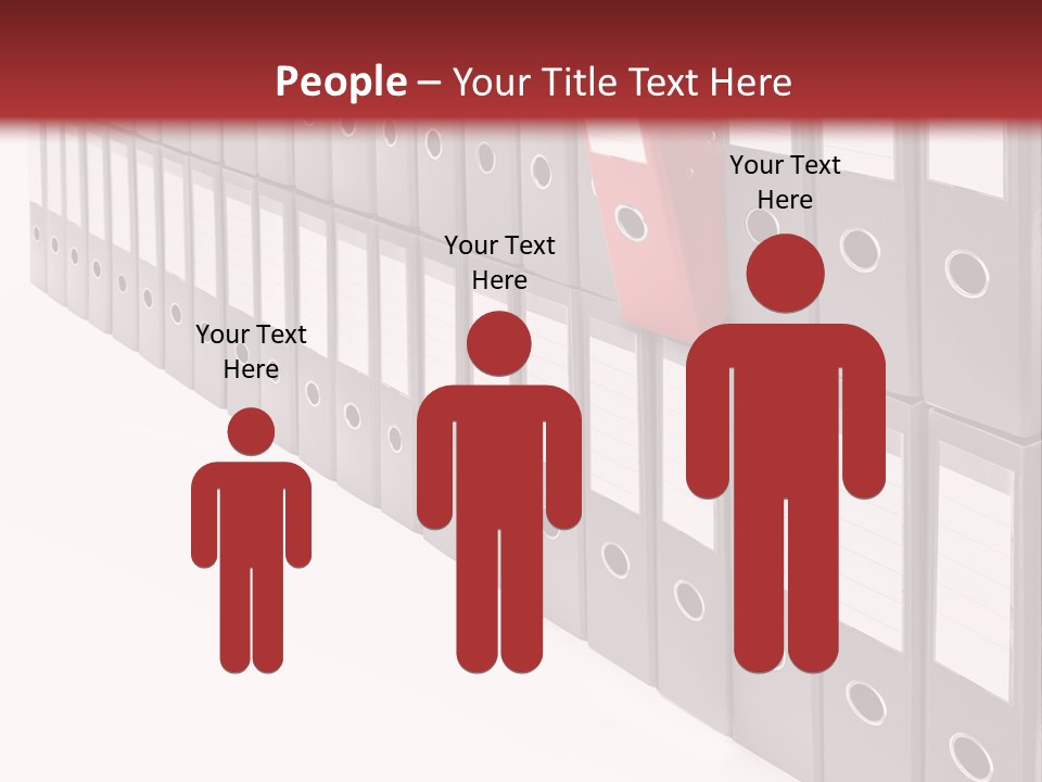 Folders Ring Office PowerPoint Template