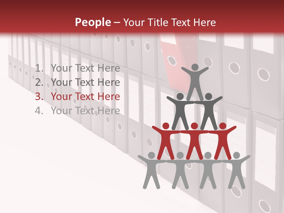 Folders Ring Office PowerPoint Template