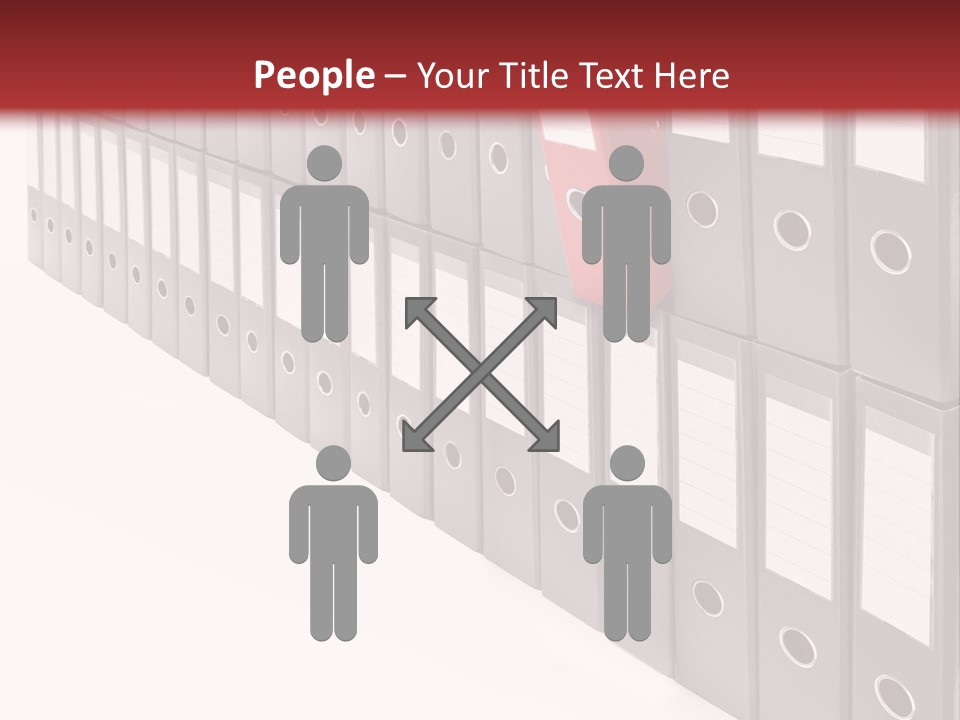 Folders Ring Office PowerPoint Template