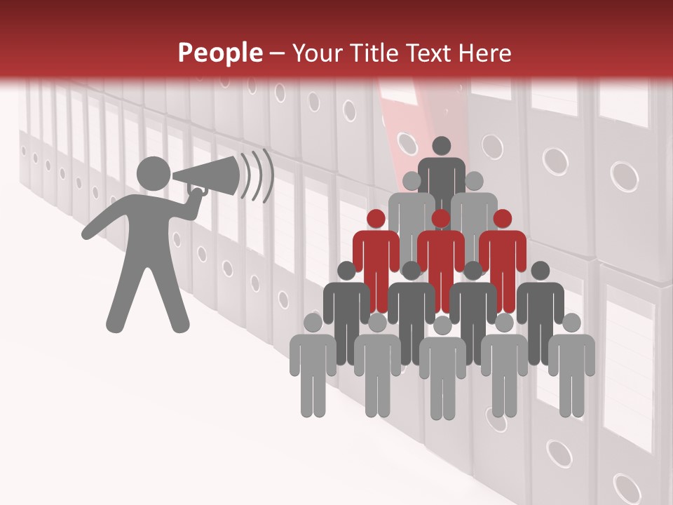 Folders Ring Office PowerPoint Template