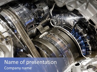 Motor Designing Shiny PowerPoint Template