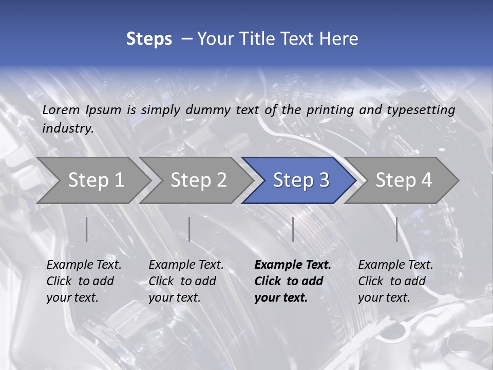 Motor Designing Shiny PowerPoint Template