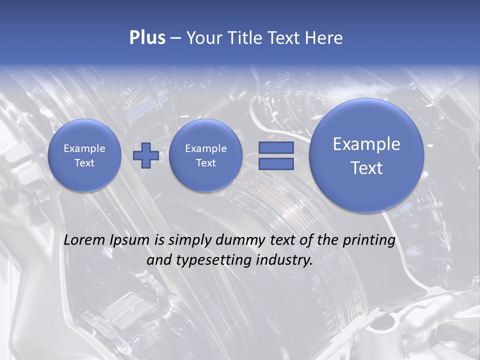 Motor Designing Shiny PowerPoint Template