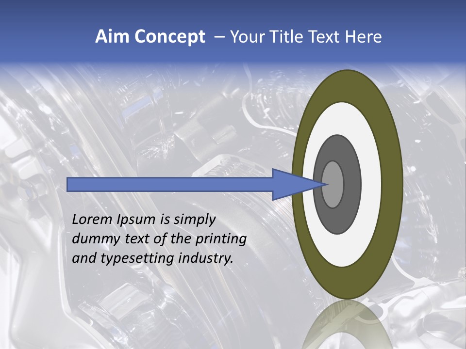 Motor Designing Shiny PowerPoint Template