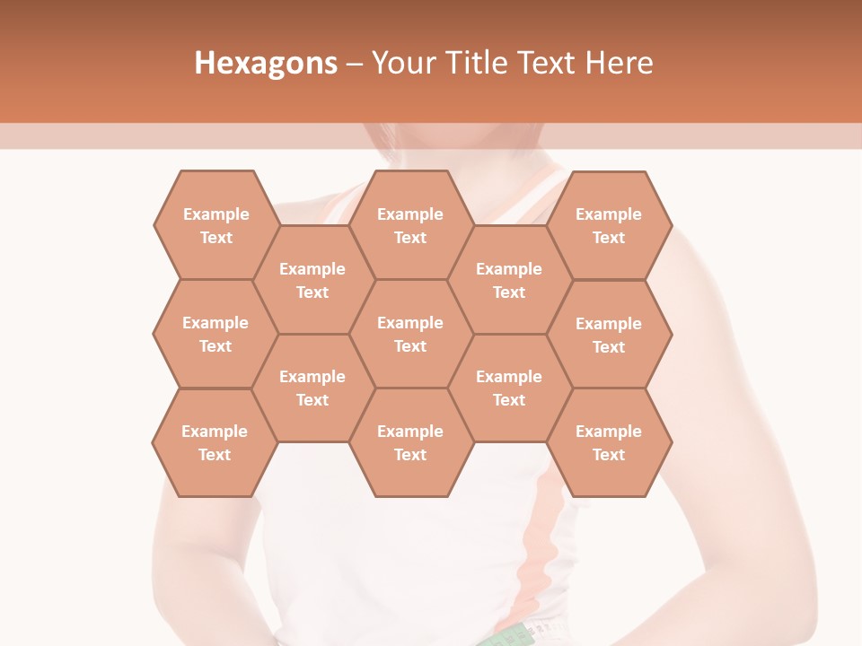 Woman Young Measure PowerPoint Template