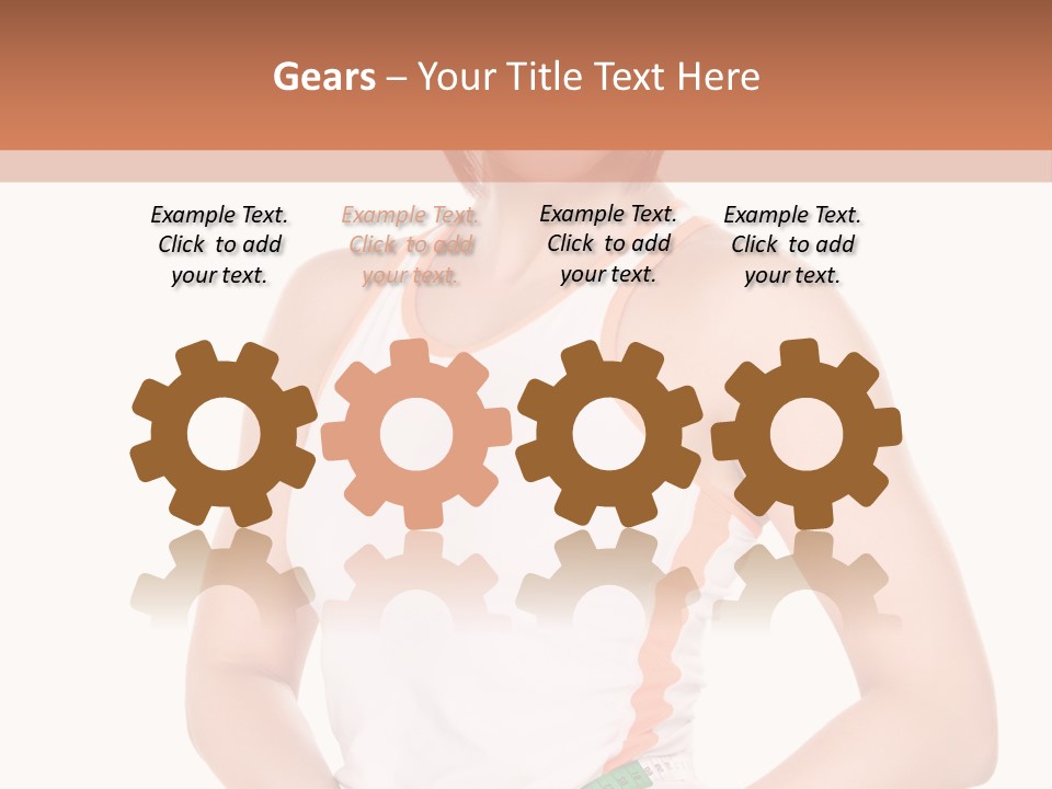 Woman Young Measure PowerPoint Template