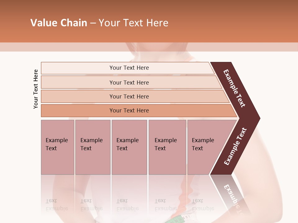 Woman Young Measure PowerPoint Template