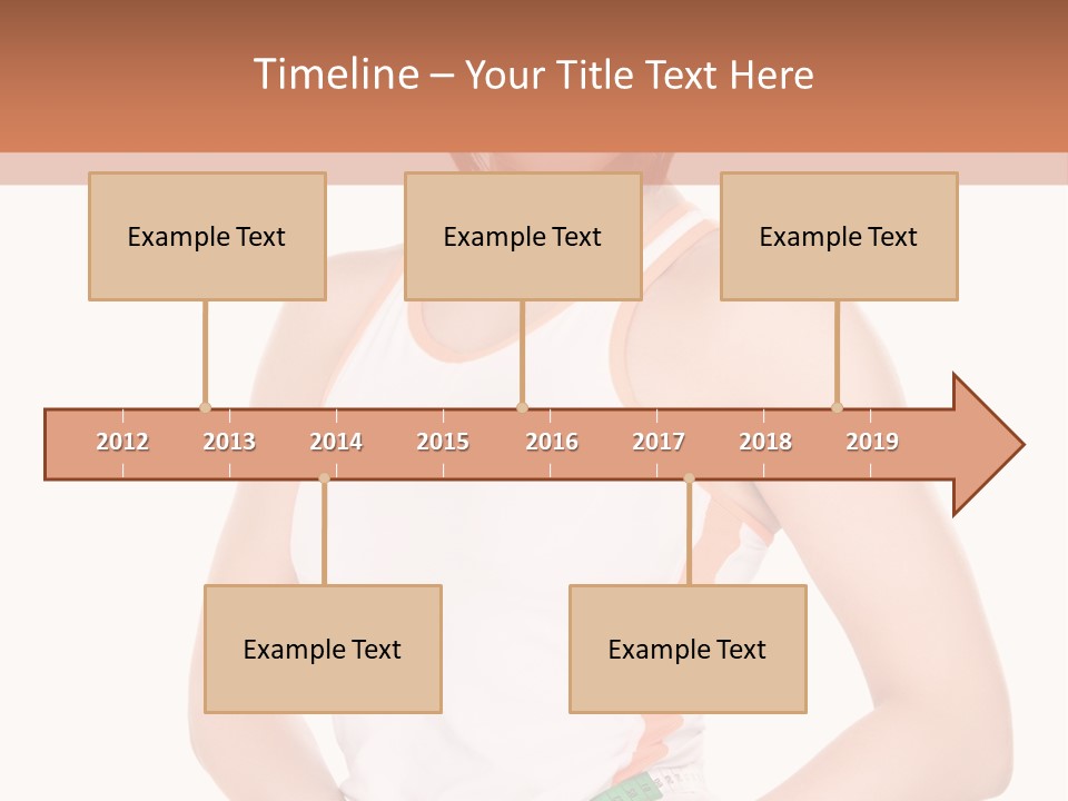 Woman Young Measure PowerPoint Template