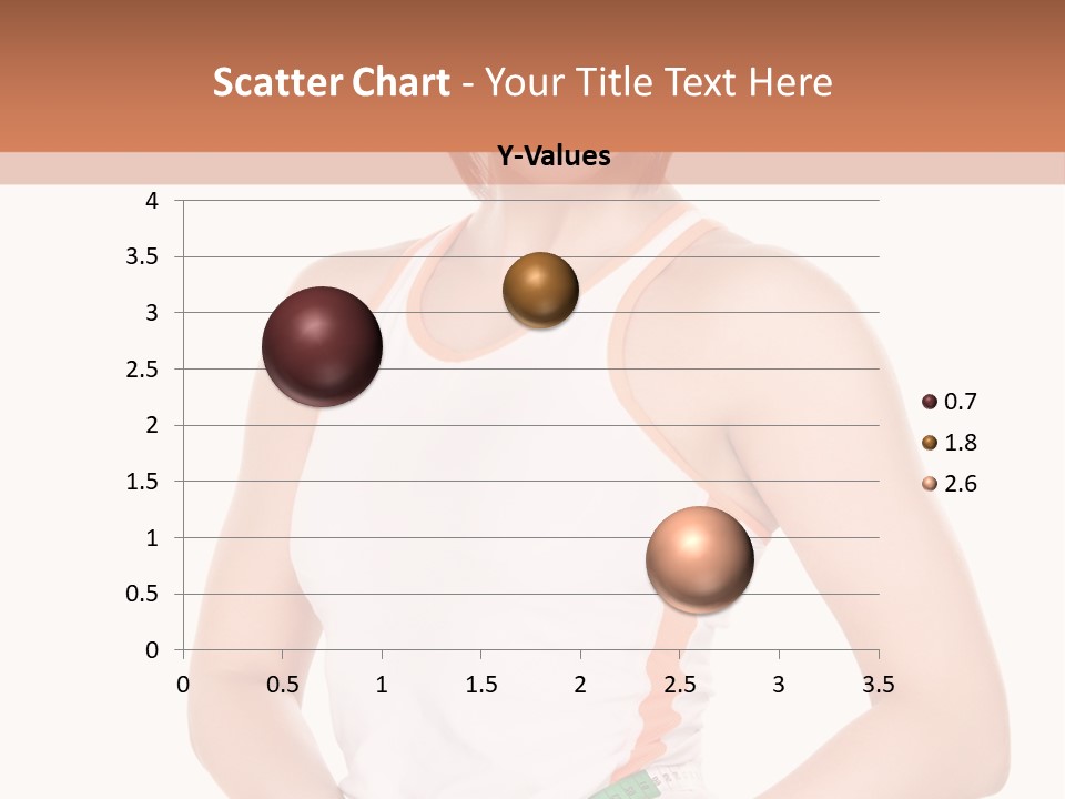 Woman Young Measure PowerPoint Template