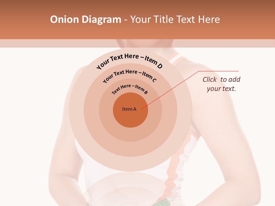 Woman Young Measure PowerPoint Template