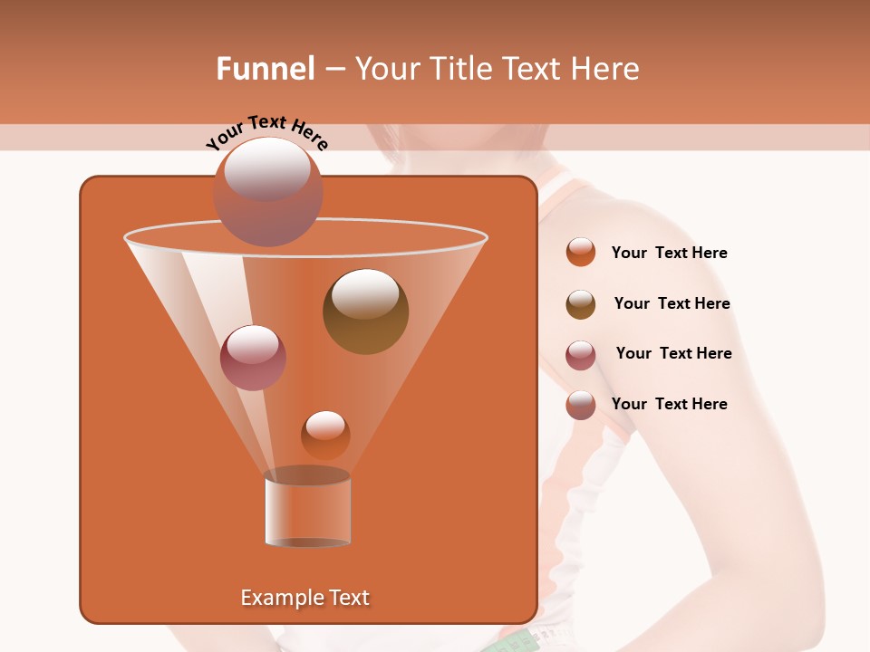 Woman Young Measure PowerPoint Template