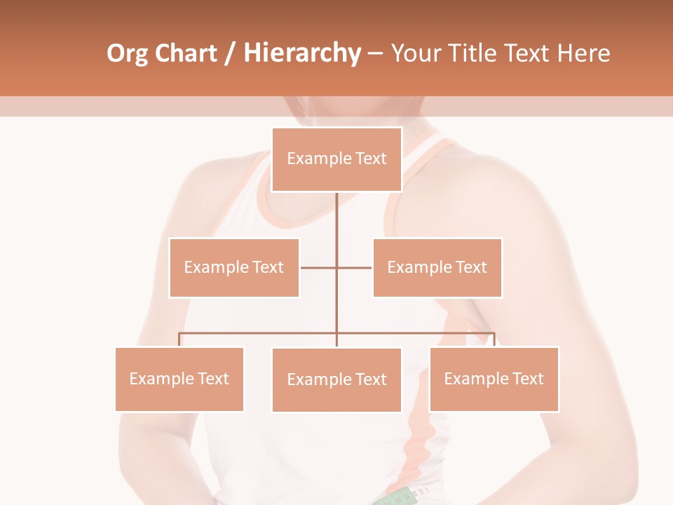 Woman Young Measure PowerPoint Template