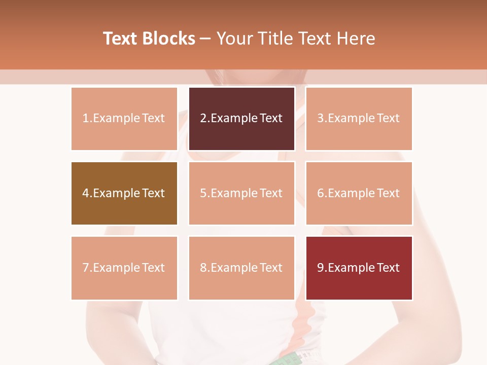 Woman Young Measure PowerPoint Template
