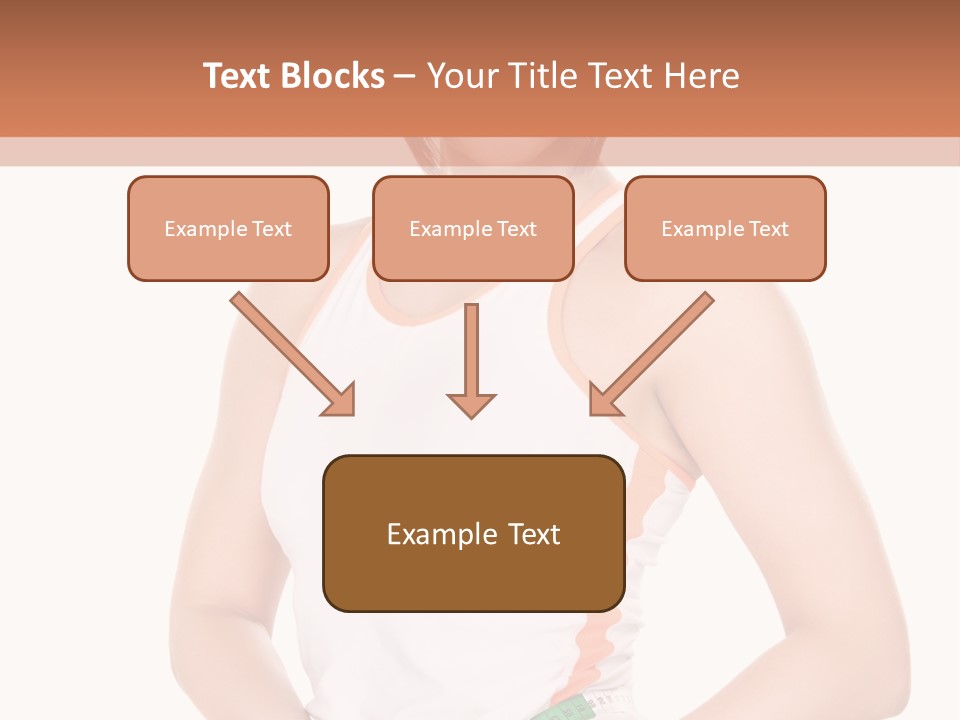 Woman Young Measure PowerPoint Template