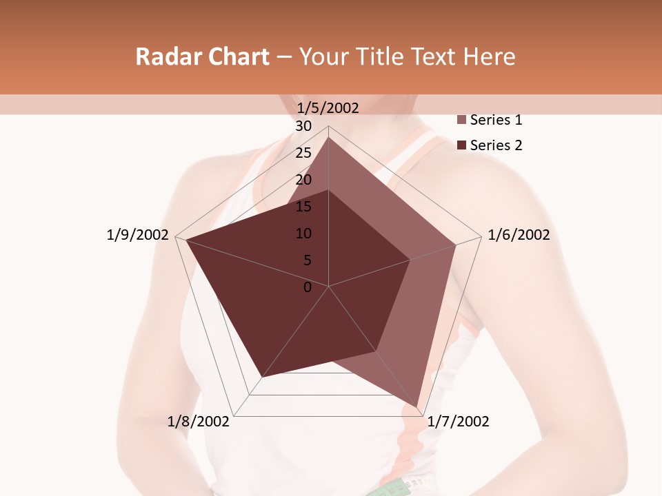 Woman Young Measure PowerPoint Template