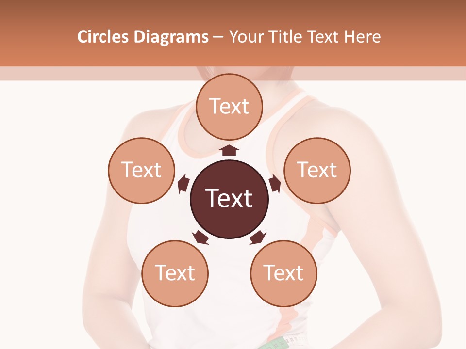 Woman Young Measure PowerPoint Template