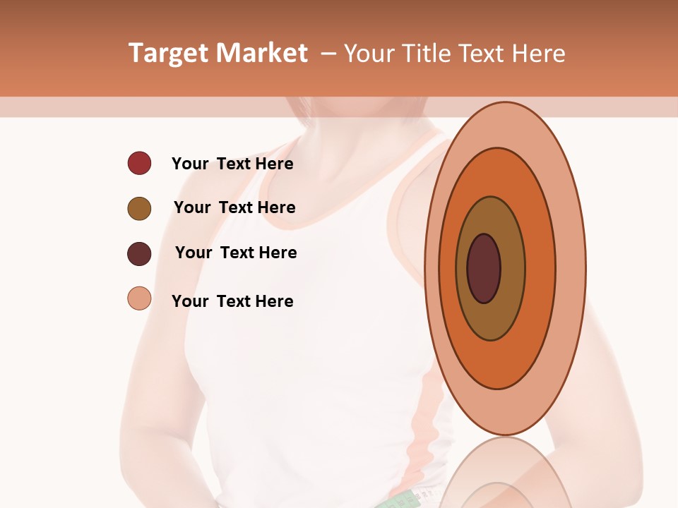 Woman Young Measure PowerPoint Template