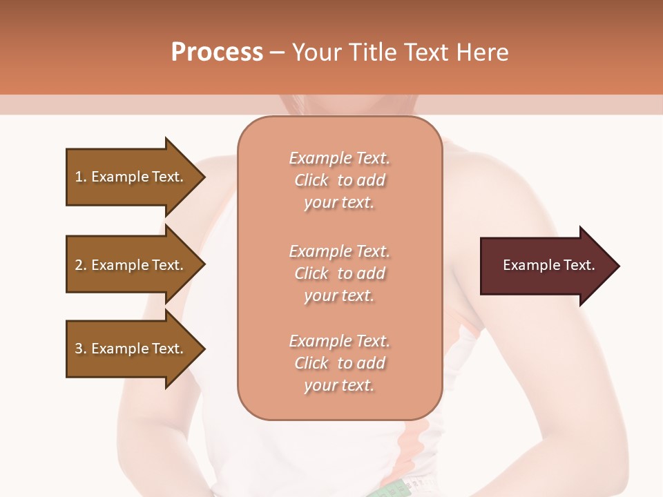 Woman Young Measure PowerPoint Template
