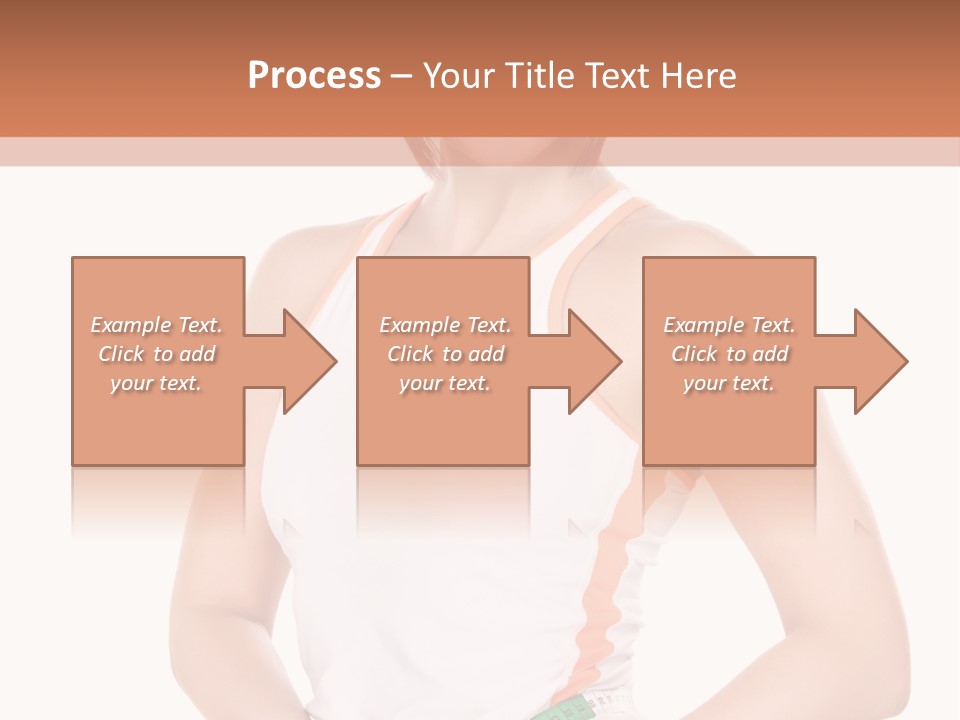 Woman Young Measure PowerPoint Template
