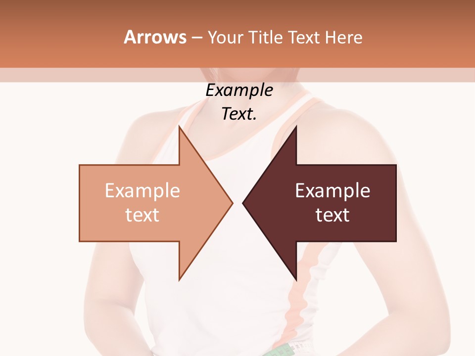 Woman Young Measure PowerPoint Template