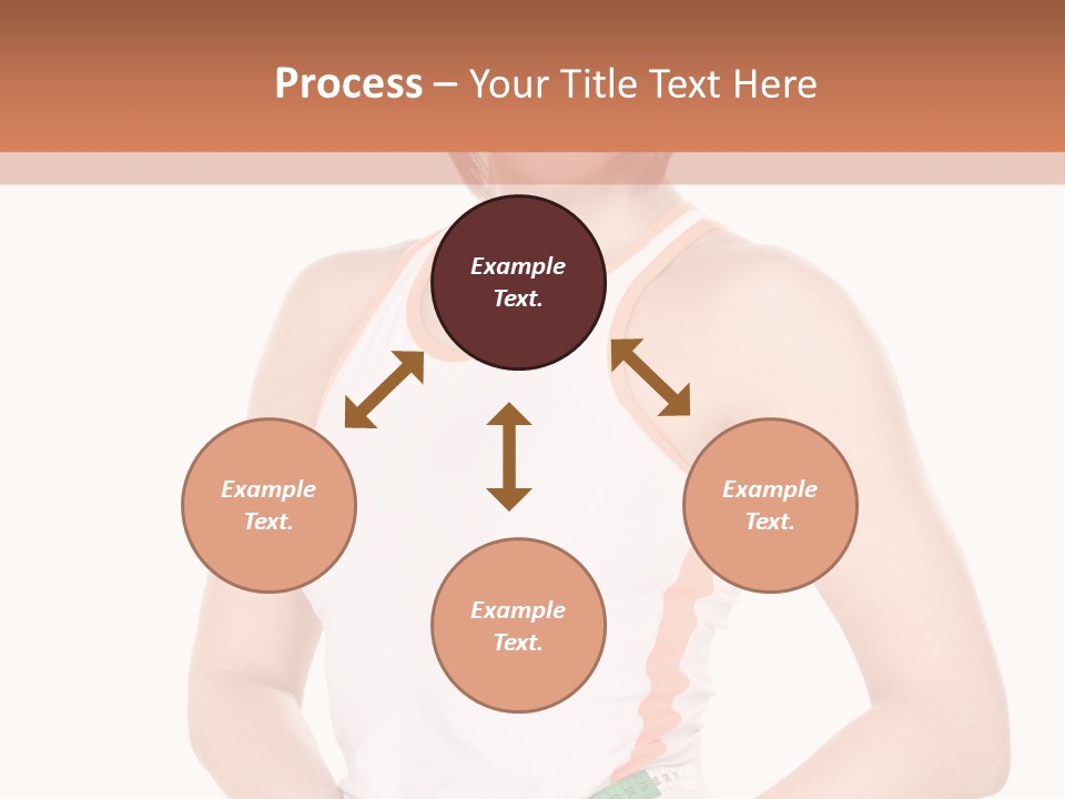 Woman Young Measure PowerPoint Template