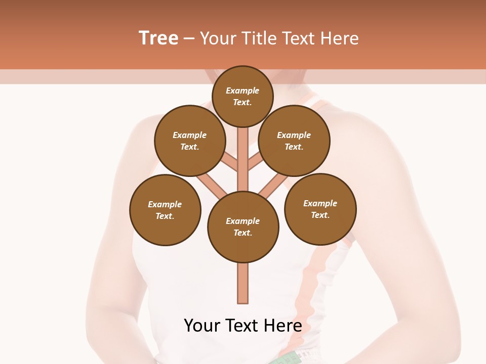 Woman Young Measure PowerPoint Template