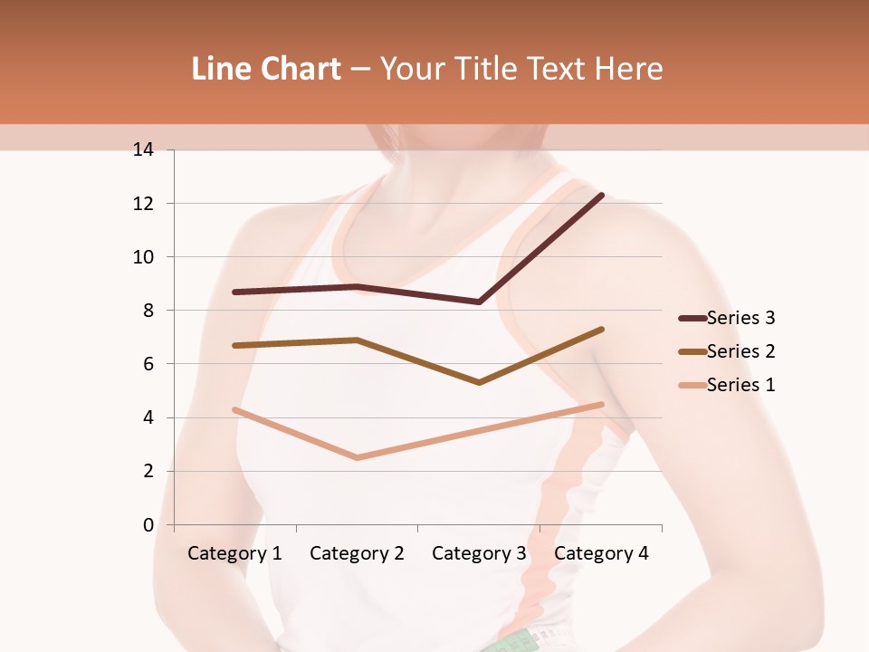 Woman Young Measure PowerPoint Template