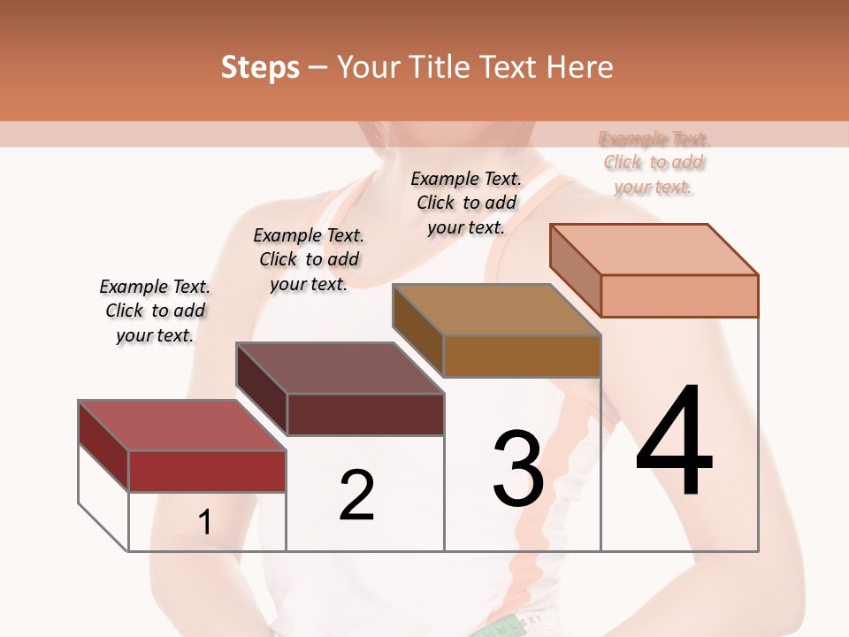 Woman Young Measure PowerPoint Template