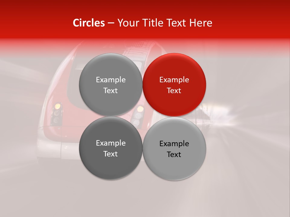 Business Vehicle Train PowerPoint Template