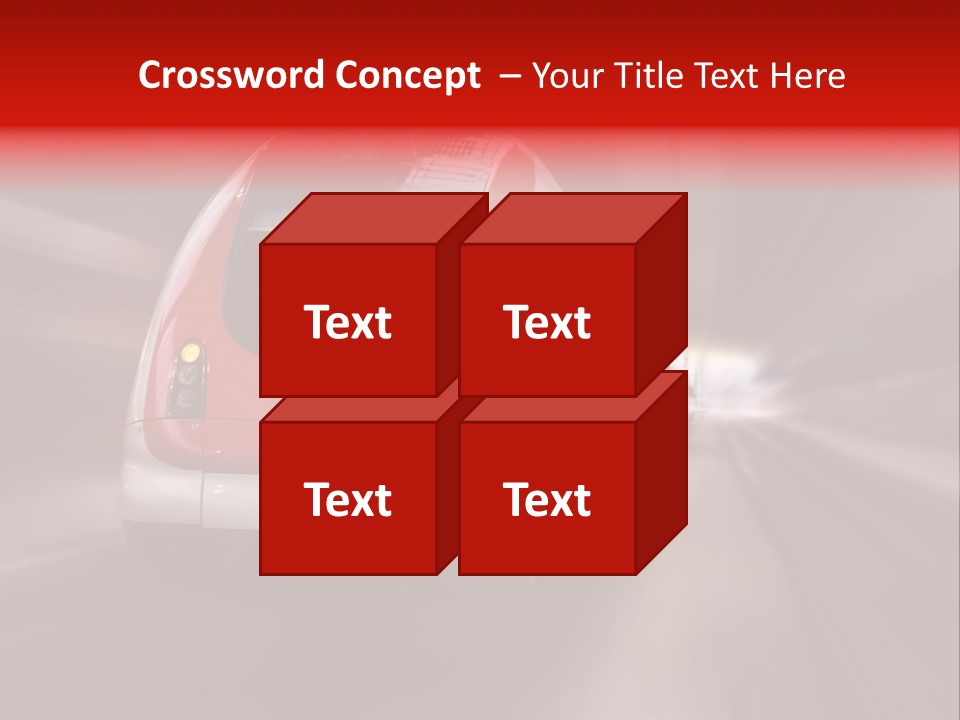 Business Vehicle Train PowerPoint Template