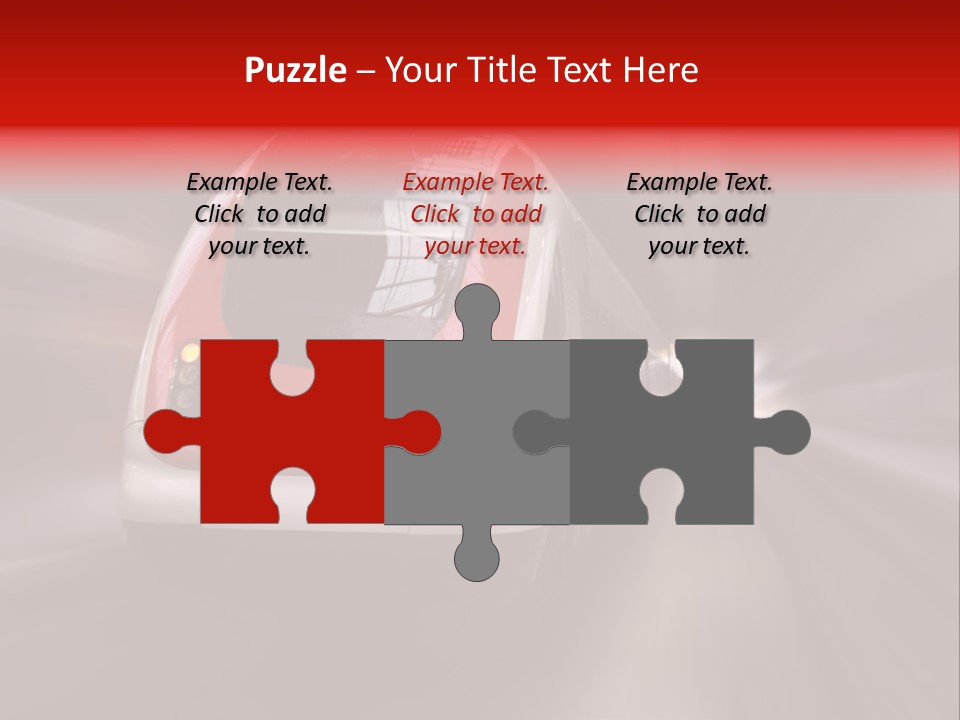 Business Vehicle Train PowerPoint Template