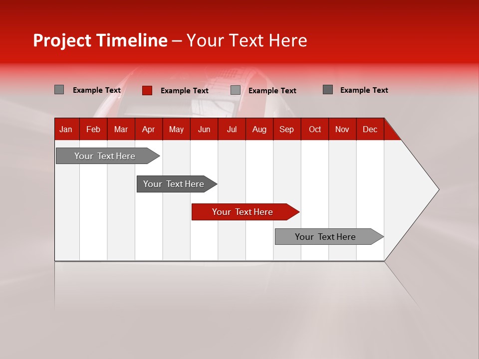 Business Vehicle Train PowerPoint Template