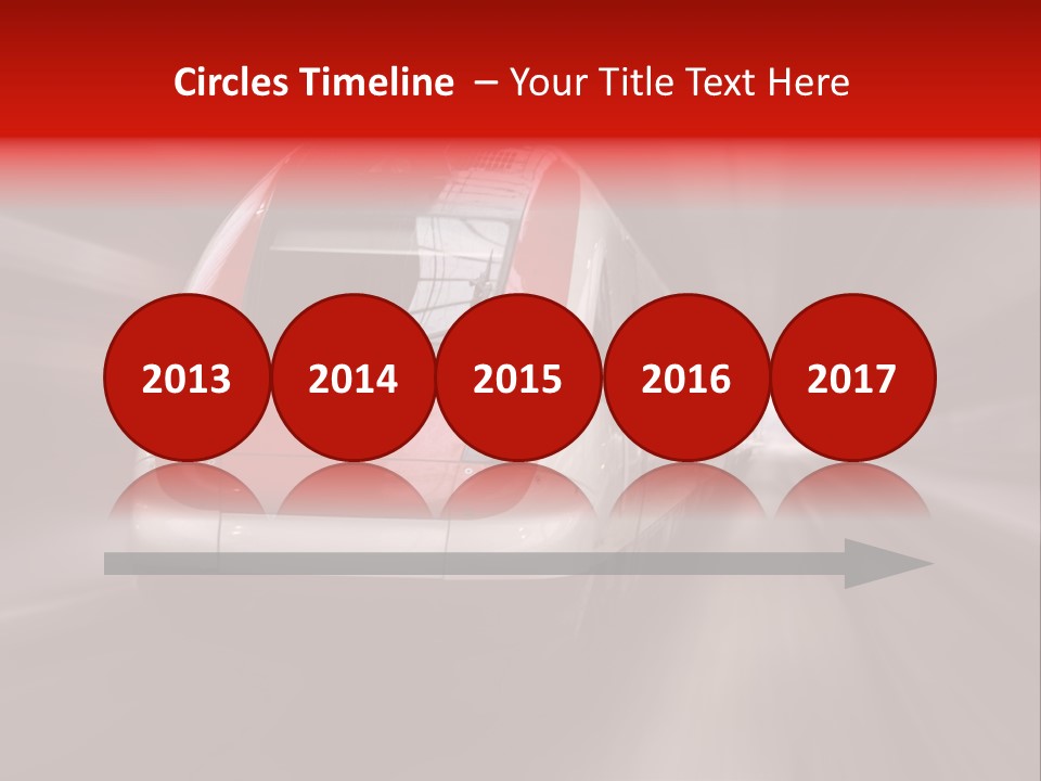 Business Vehicle Train PowerPoint Template