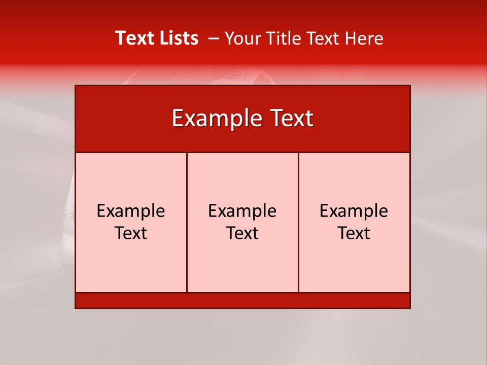 Business Vehicle Train PowerPoint Template
