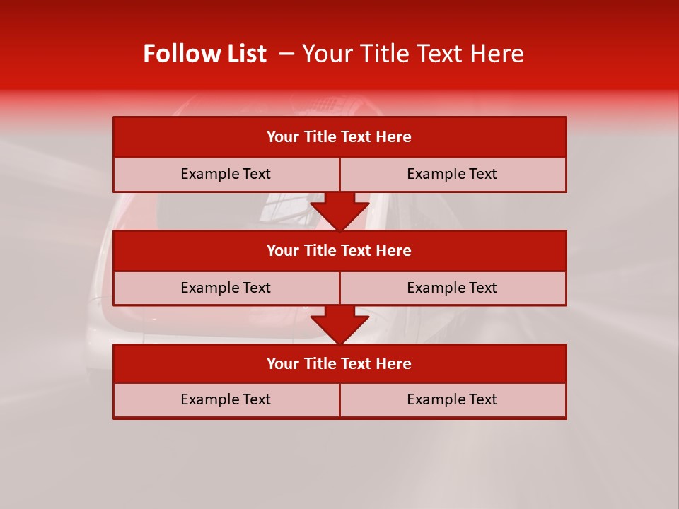 Business Vehicle Train PowerPoint Template