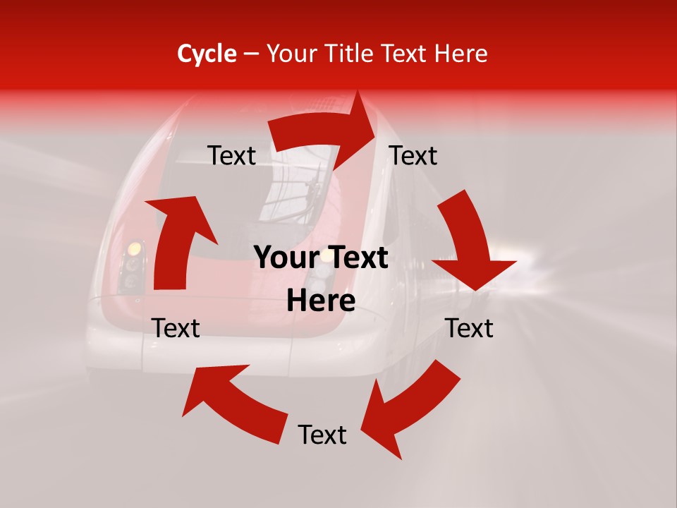 Business Vehicle Train PowerPoint Template