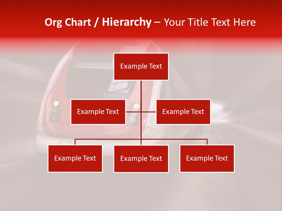 Business Vehicle Train PowerPoint Template