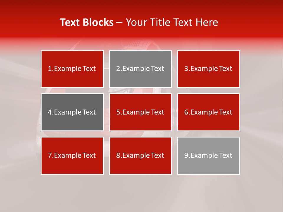 Business Vehicle Train PowerPoint Template