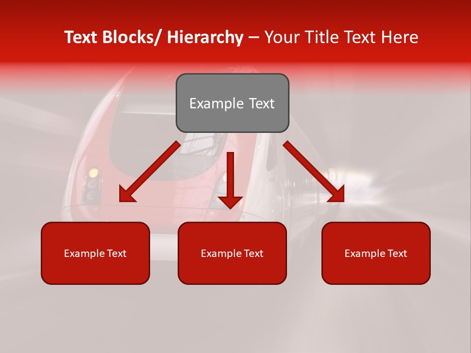 Business Vehicle Train PowerPoint Template