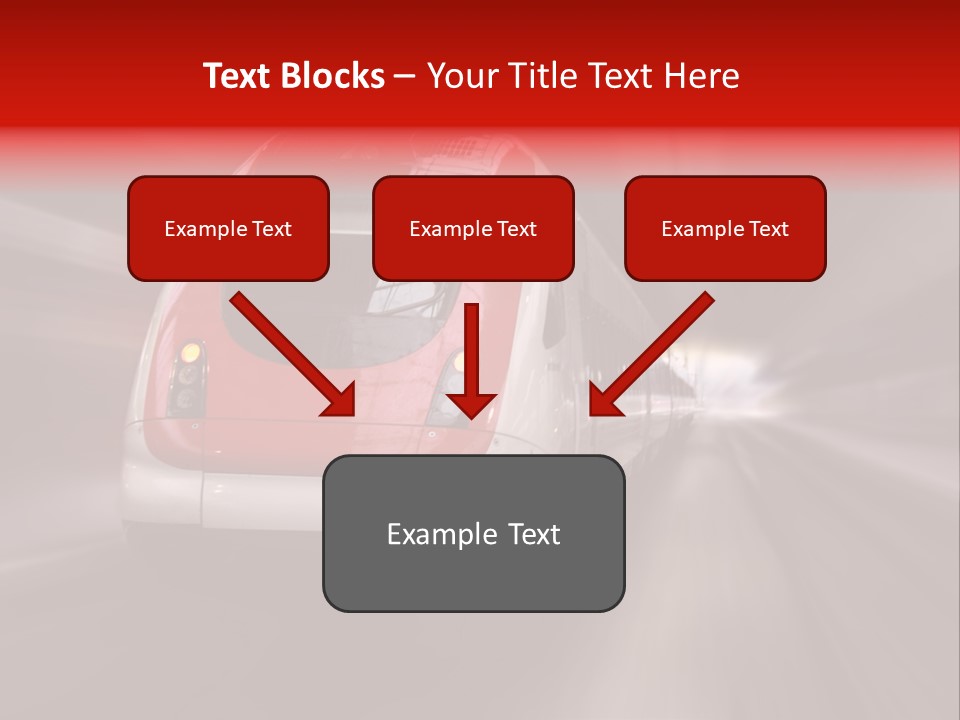 Business Vehicle Train PowerPoint Template
