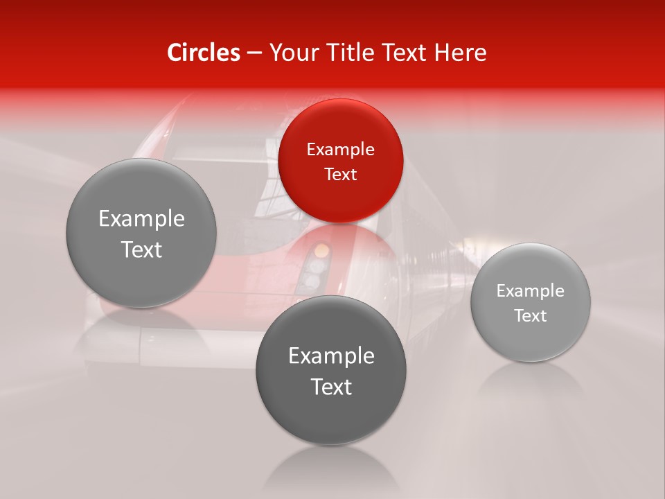 Business Vehicle Train PowerPoint Template