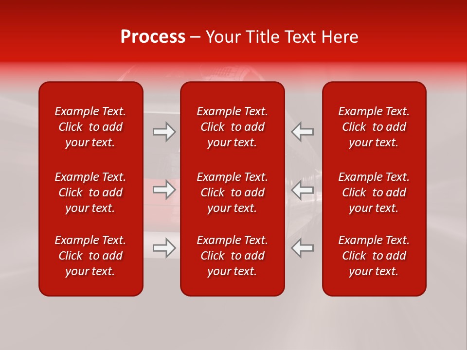 Business Vehicle Train PowerPoint Template