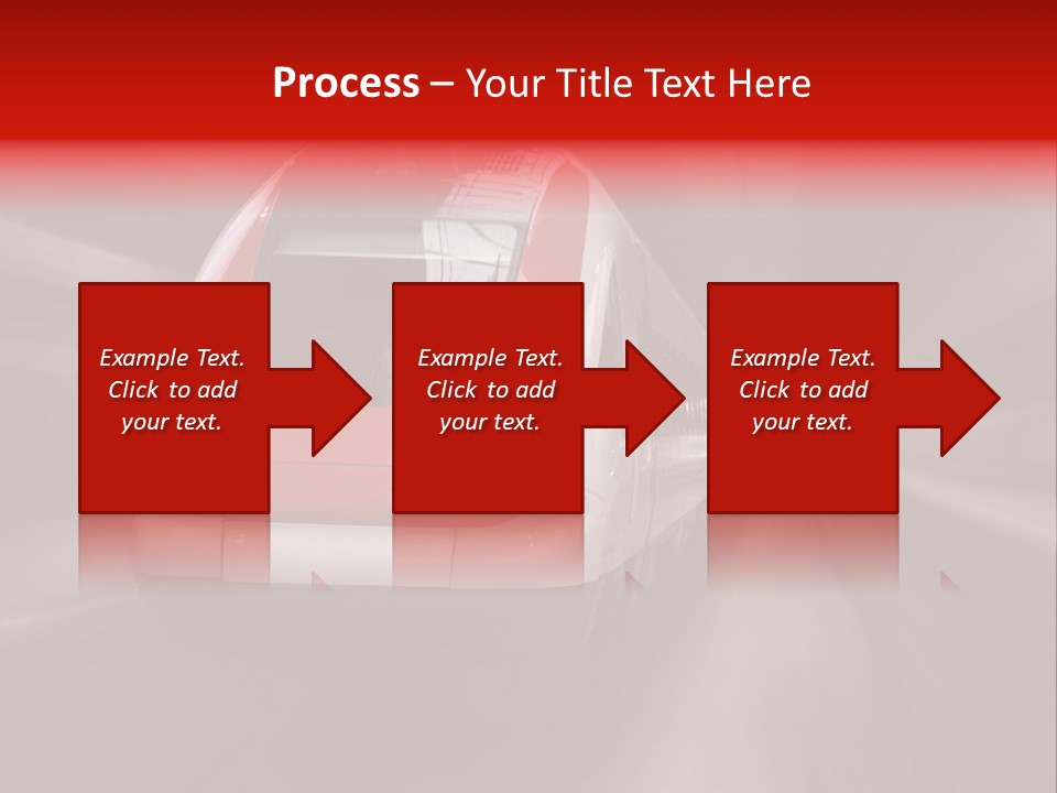 Business Vehicle Train PowerPoint Template