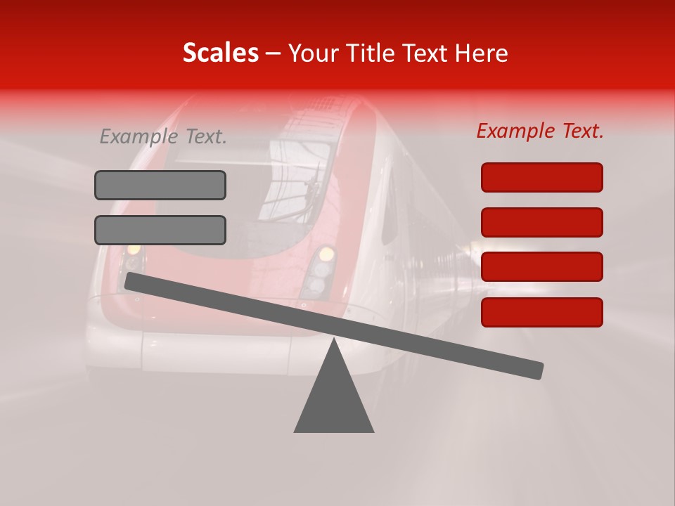 Business Vehicle Train PowerPoint Template
