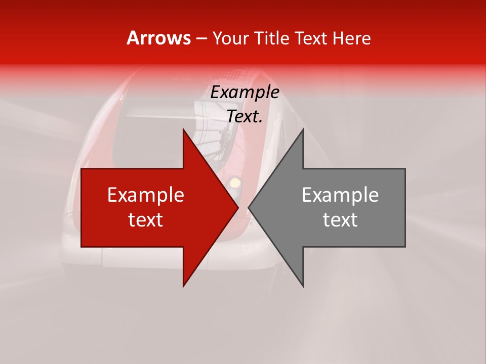 Business Vehicle Train PowerPoint Template