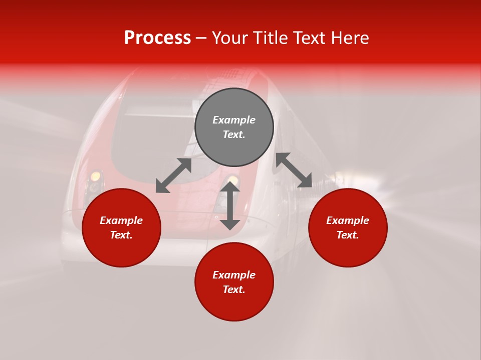 Business Vehicle Train PowerPoint Template