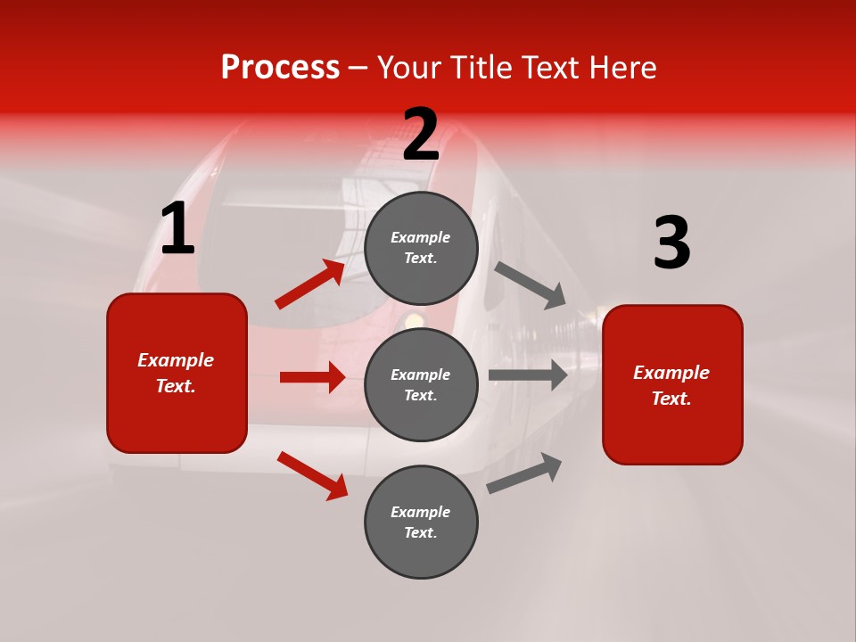 Business Vehicle Train PowerPoint Template