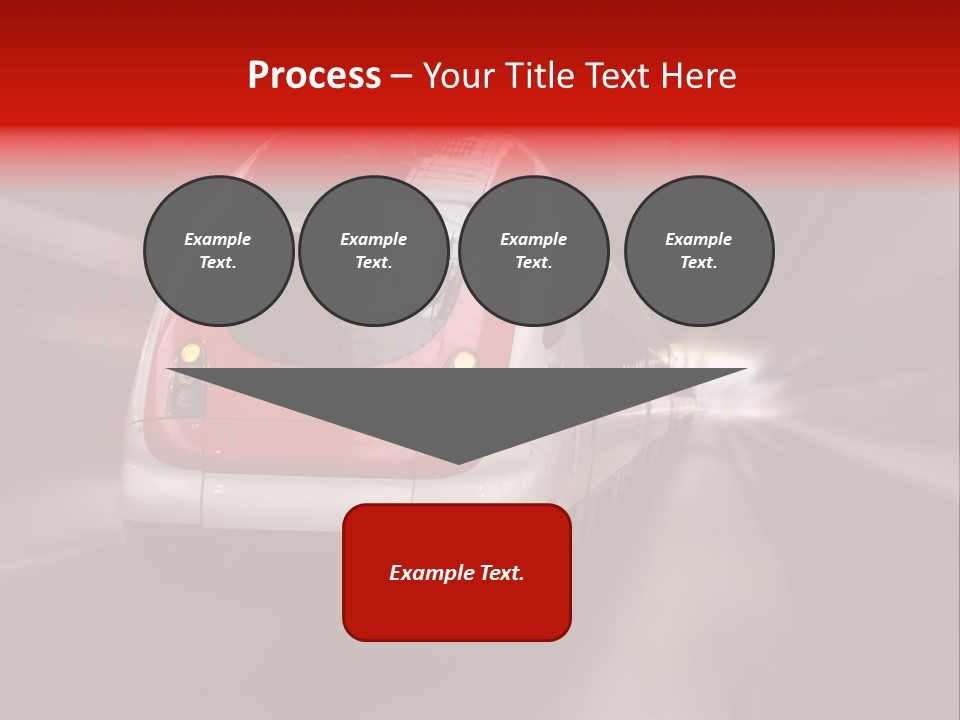 Business Vehicle Train PowerPoint Template