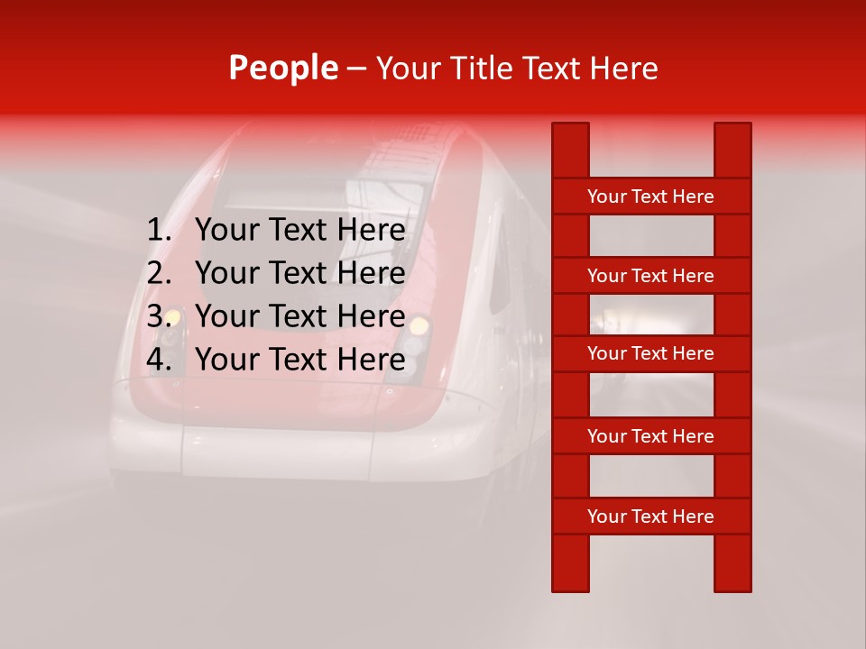 Business Vehicle Train PowerPoint Template