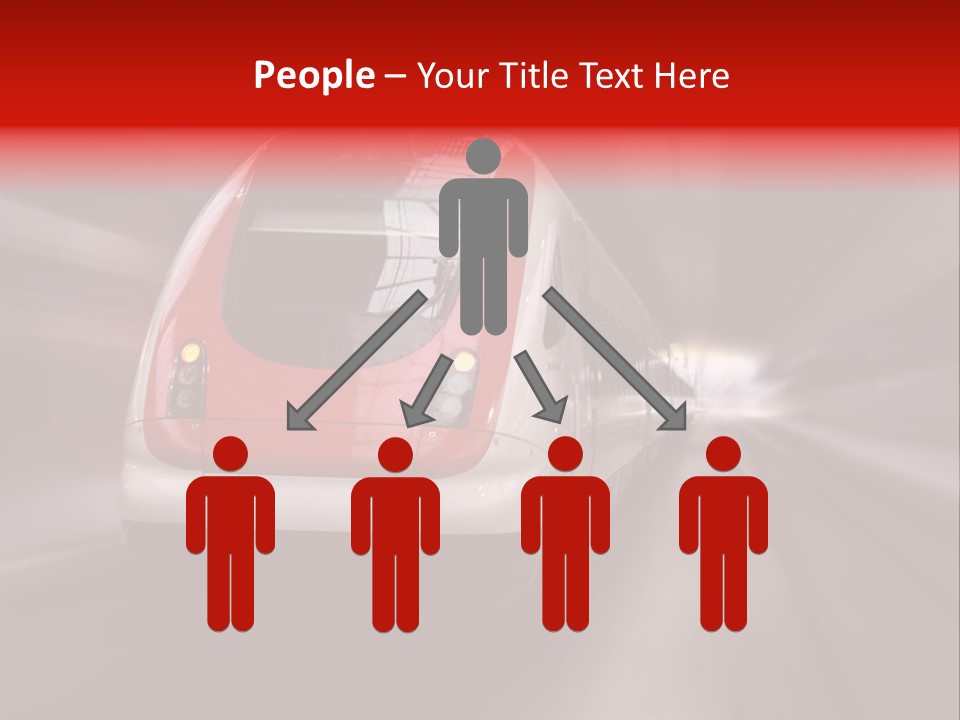 Business Vehicle Train PowerPoint Template